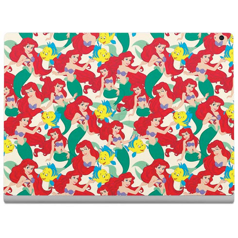 Disney The Little Mermaid Ariel and Flounder Pattern Surface Book 2 15in Skin